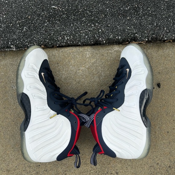 Nike Air Foamposite One Olympic(Boys 7) - Picture 7 of 14